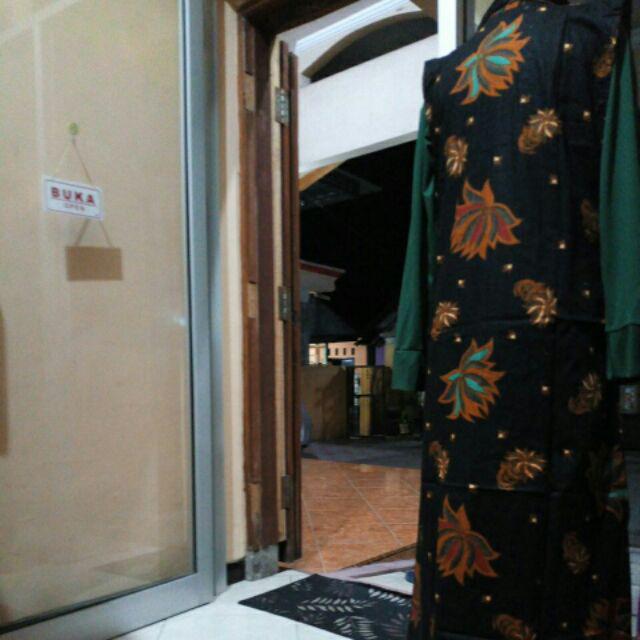 Maxi Cardi Klasik Series Batik Sogan Premium Outer Kardigan Panjang