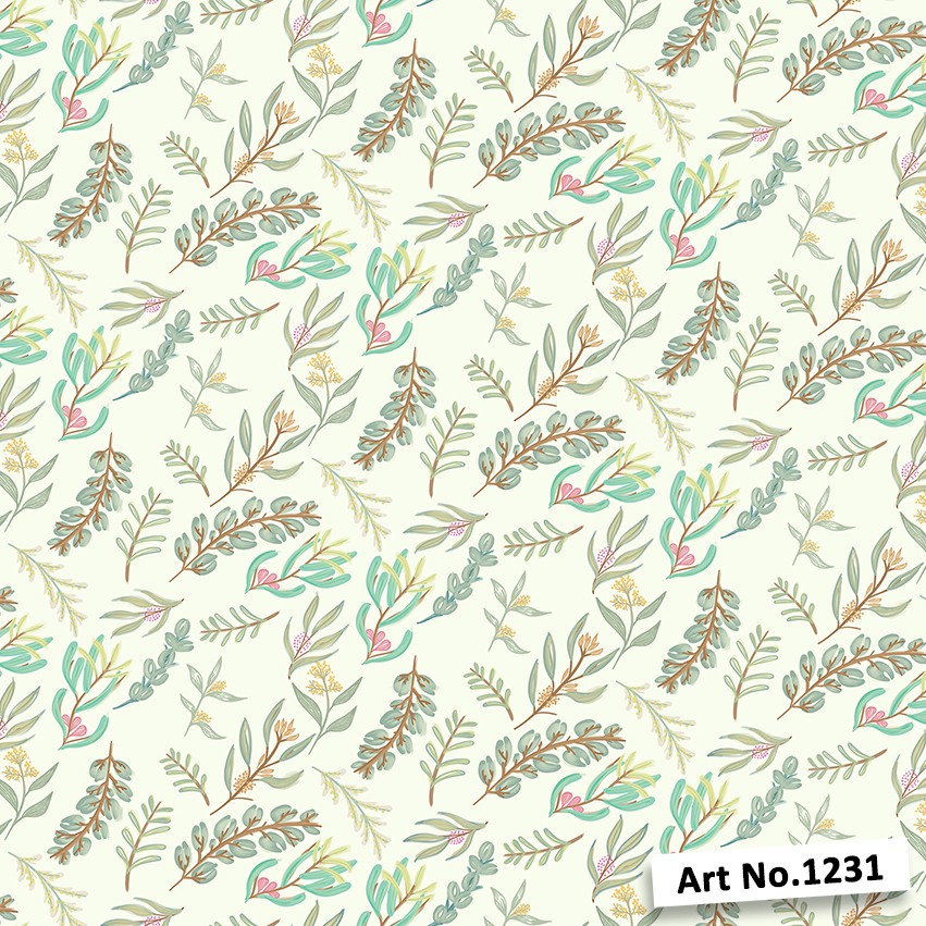 

Art No. 1231 - ART PATTERN - GREEN FLORA