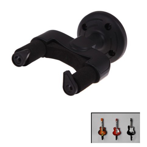 [GANTUNGAN] - TaffSTUDIO Mount Gantungan Dinding Gitar Back Holder Rack - GF-011 - Black