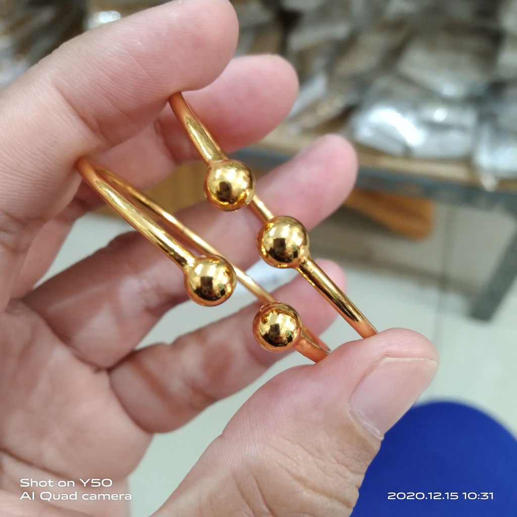 Kenten Acc - COD gelang bayi gold mirip emas 24 k cantik banget @1