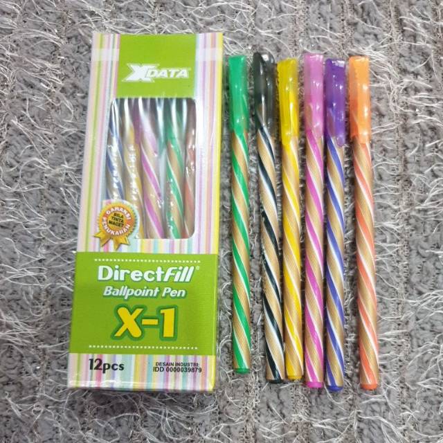 

Bolpen Xdata X1 isi 12pcs