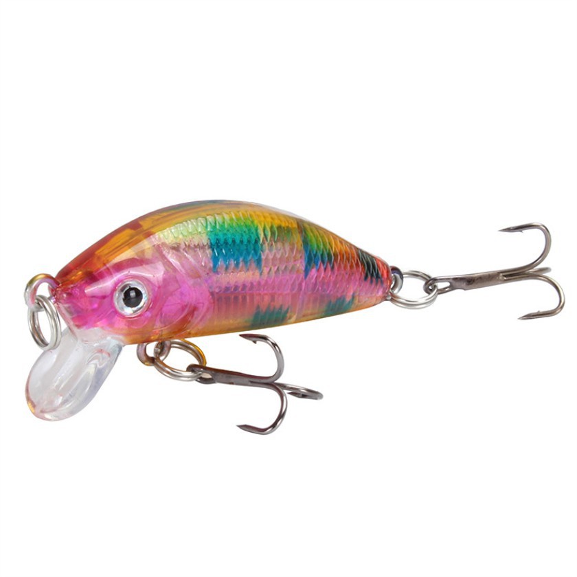 SYFishing 1Pcs Mini Minnow Umpan Pancing Swimbait 5cm 4g Floating Bass Bait Wobbler Kail Memancing Tackle