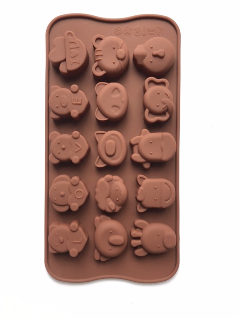 Cetakan Silikon Animal/ Cetakan Coklat/ Cetakan Es/ Jelly/ Resin/ Sabun/ Silicone Mould Binatang