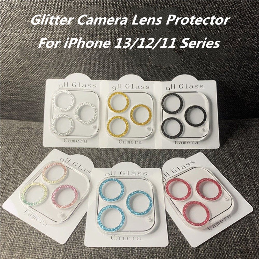 Aurora Diamond Camera Lens Protector untuk iPhone 13 Pro Max 12 Pro Max 11 Pro Max
