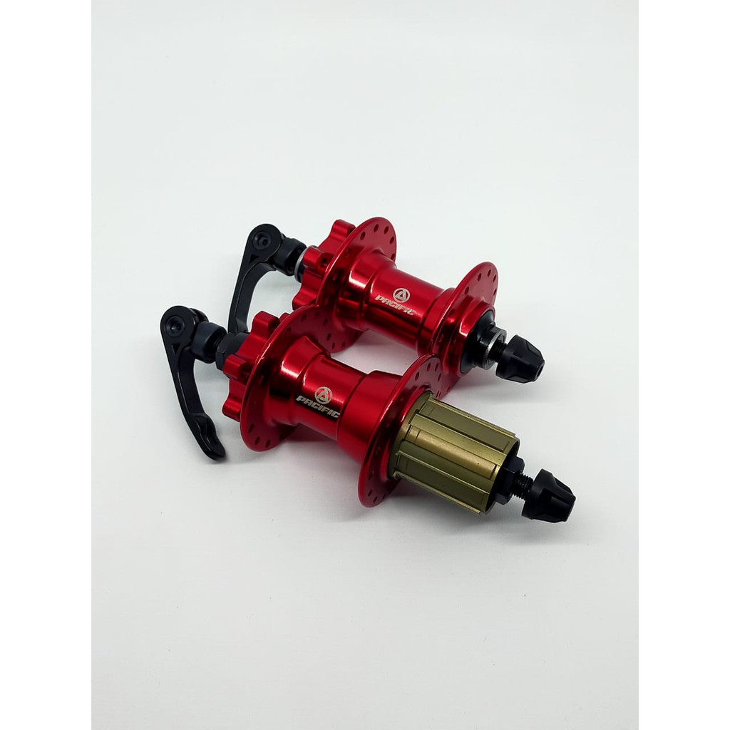 Pacific Hub Freehub 32 hole 36 hole 2 bearing 4 bearing jangkrik merah gold hitam sepeda MTB, lipat