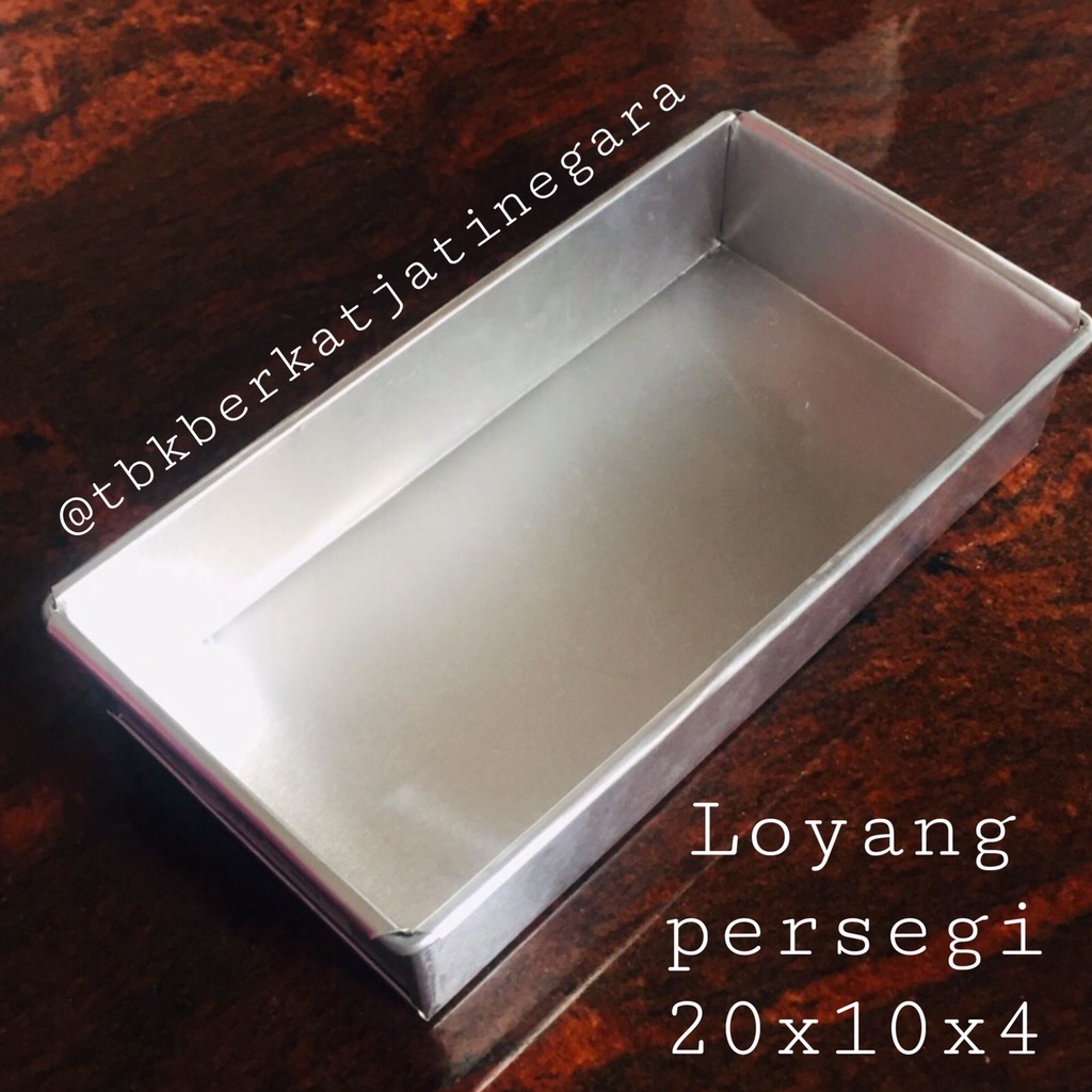 Loyang Persegi Tinggi 4 CM