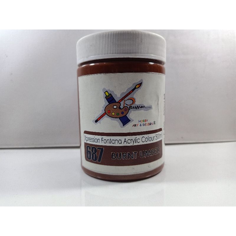 

XPRESSION FONTANA ACRYLIC 50 ML ( BURNT UMBER )