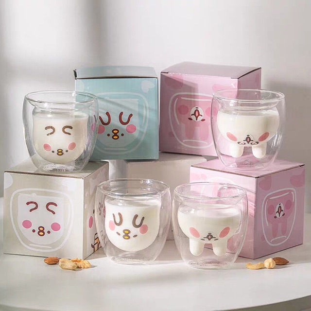 Gelas Kanahei 4 emoticon 250ml Original Kanahei Limited Edition