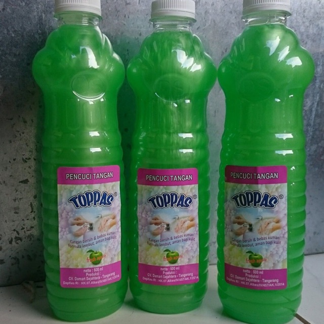 Toppas sabun cuci tangan botol