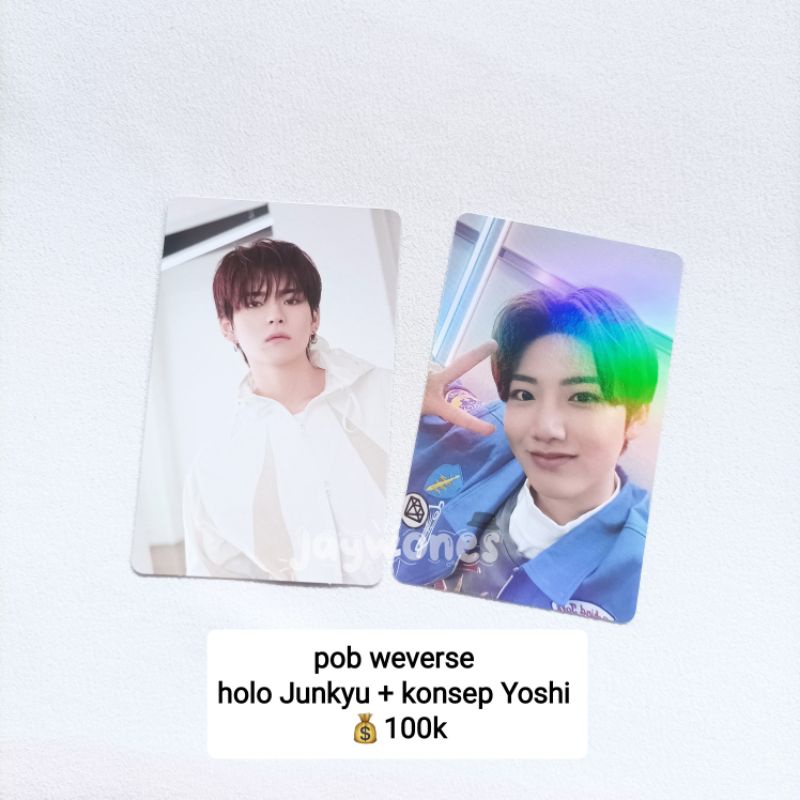 [READY STOCK] PC POB BENE WEVERSE TREASURE THE SECOND STEP : CHAPTER ONE - Junkyu Yoshi pc holo kons