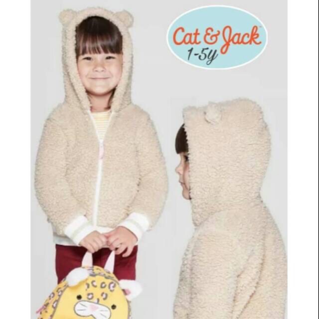 Jaket Musim dingin bulu Sherpa CAT & JACK