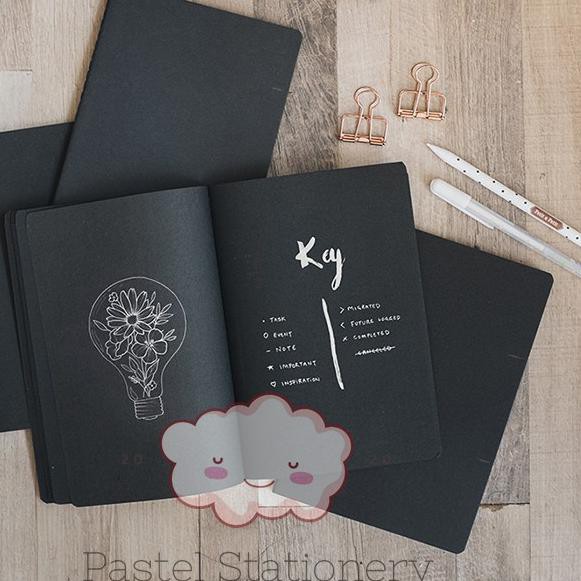 

PROMO HARI INI!!! Buku Notebook B5 Hitam - Black Plain Paper Notebook