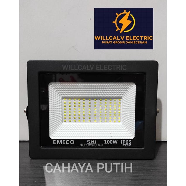 LAMPU SOROT LED  - LAMPU TEMBAK LED  - KAP HALOGEN LED - LAMPU TAMAN 100W 100WATT 100 W CAHAYA PUTIH