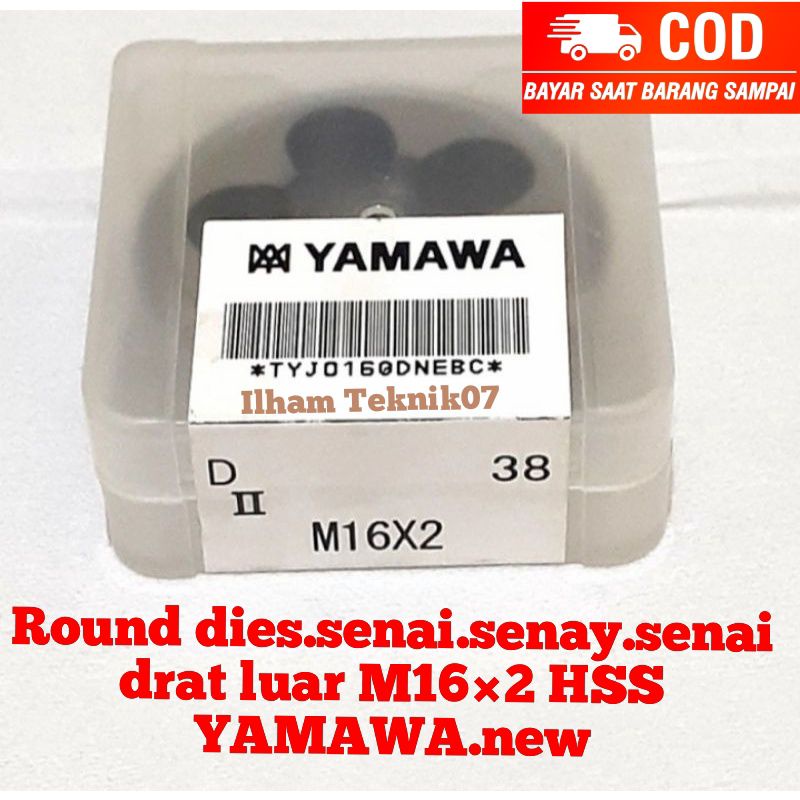 Round dies.senai.senay.senai drat luar M16×2 HSS YAMAWA.new