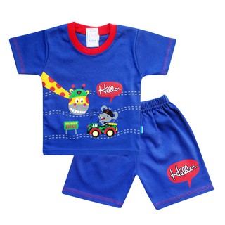 WakaKids Baju Bayi Anak Laki Laki Tangan Pendek Setelan WakaKids Baju Bayi Anak Laki Laki Tangan Pendek Setelan