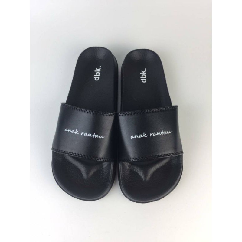 Sendal dbk. sandal Pria Slide Original Branded, Sandal FLIP FLOP hitam Original