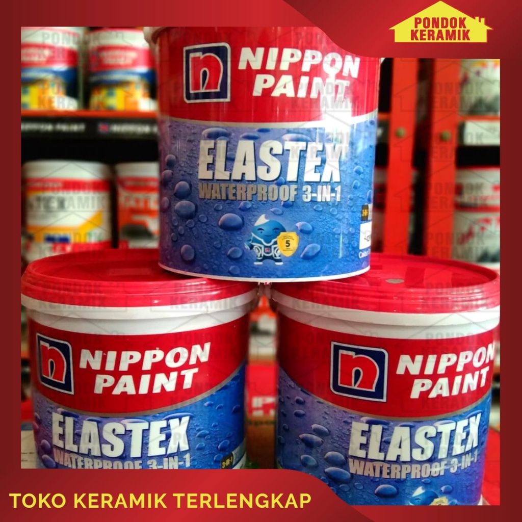 Nippon Paint Elastex Waterproof Cat Tembok 20 Kg