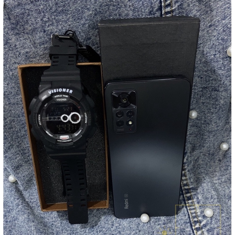 [COD] JAM TANGAN PRIA ORIGINAL VISIONER 001L DIGITAL RUBBER ANTI AIR