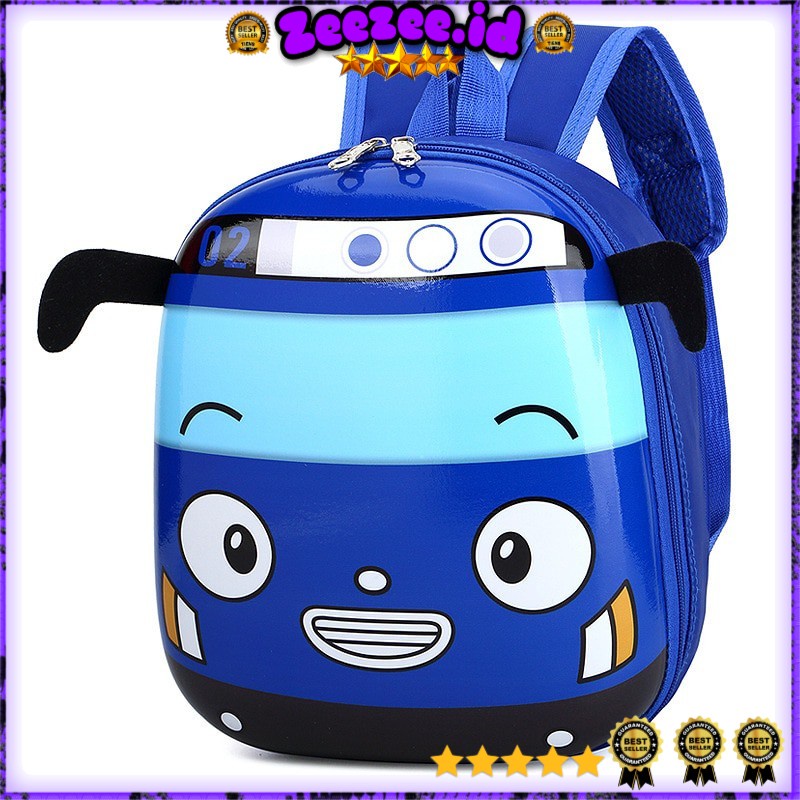 Tas Ransel Sekolah Anak Backpack Model Bus Tayo - E-300