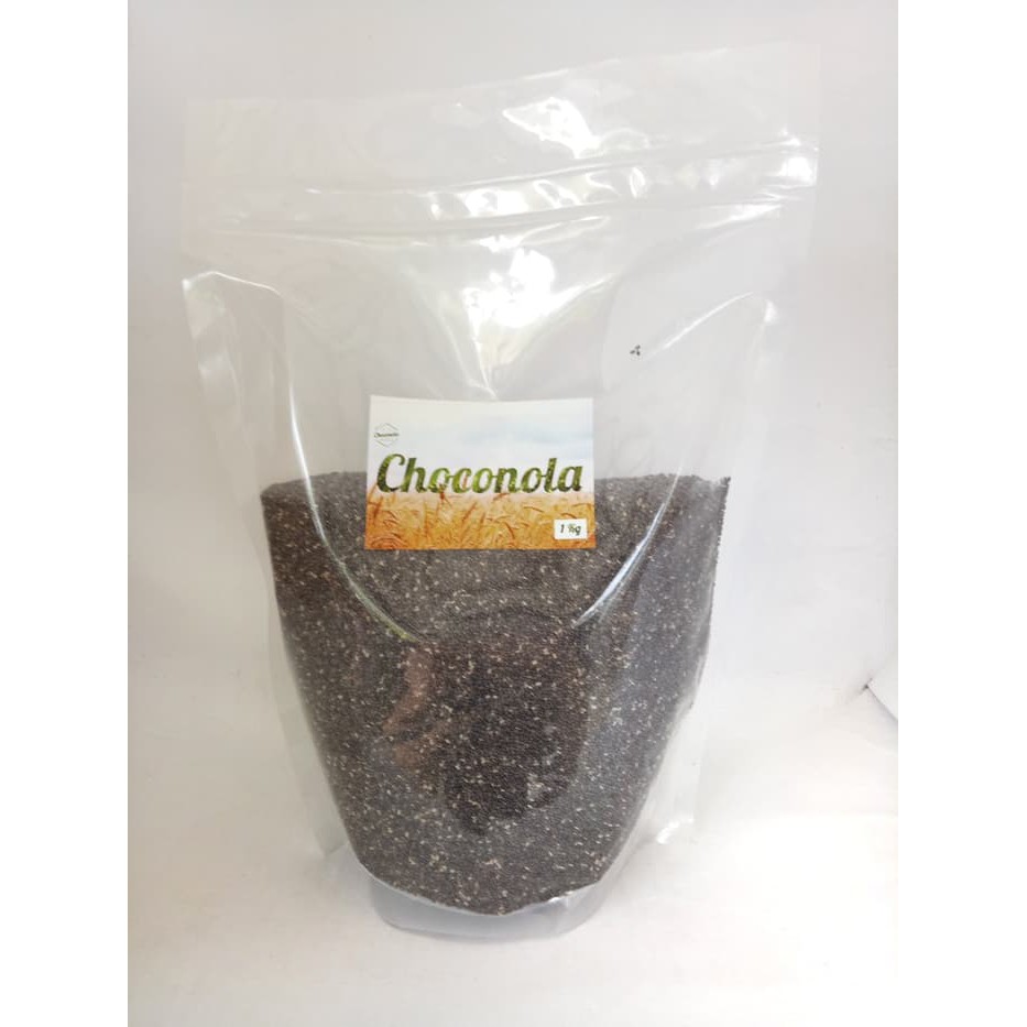 

Choconola Natural Black Chia seed Peru 1000 gram