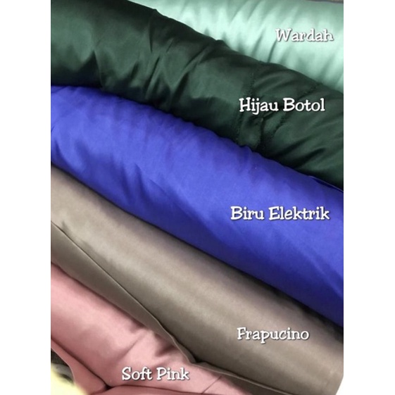 Kain Satin Charmuse Bahan Silk Velvet Sateen Sutera Sutra Premium Meteran