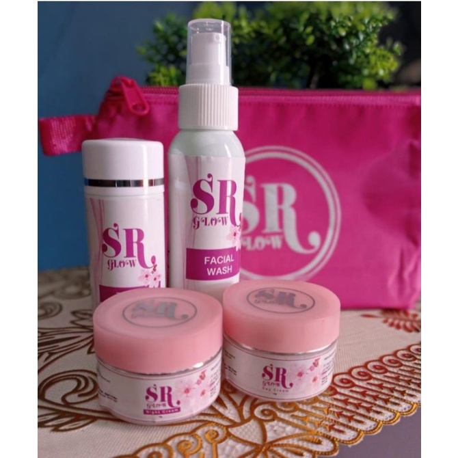 SR GLOW BPOM/skincare/sehat glowing/ paket hemat