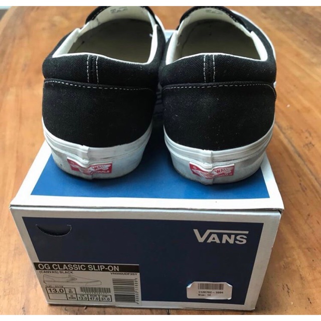 Vans OG CLASSIC SLIP ON SECOND ORI