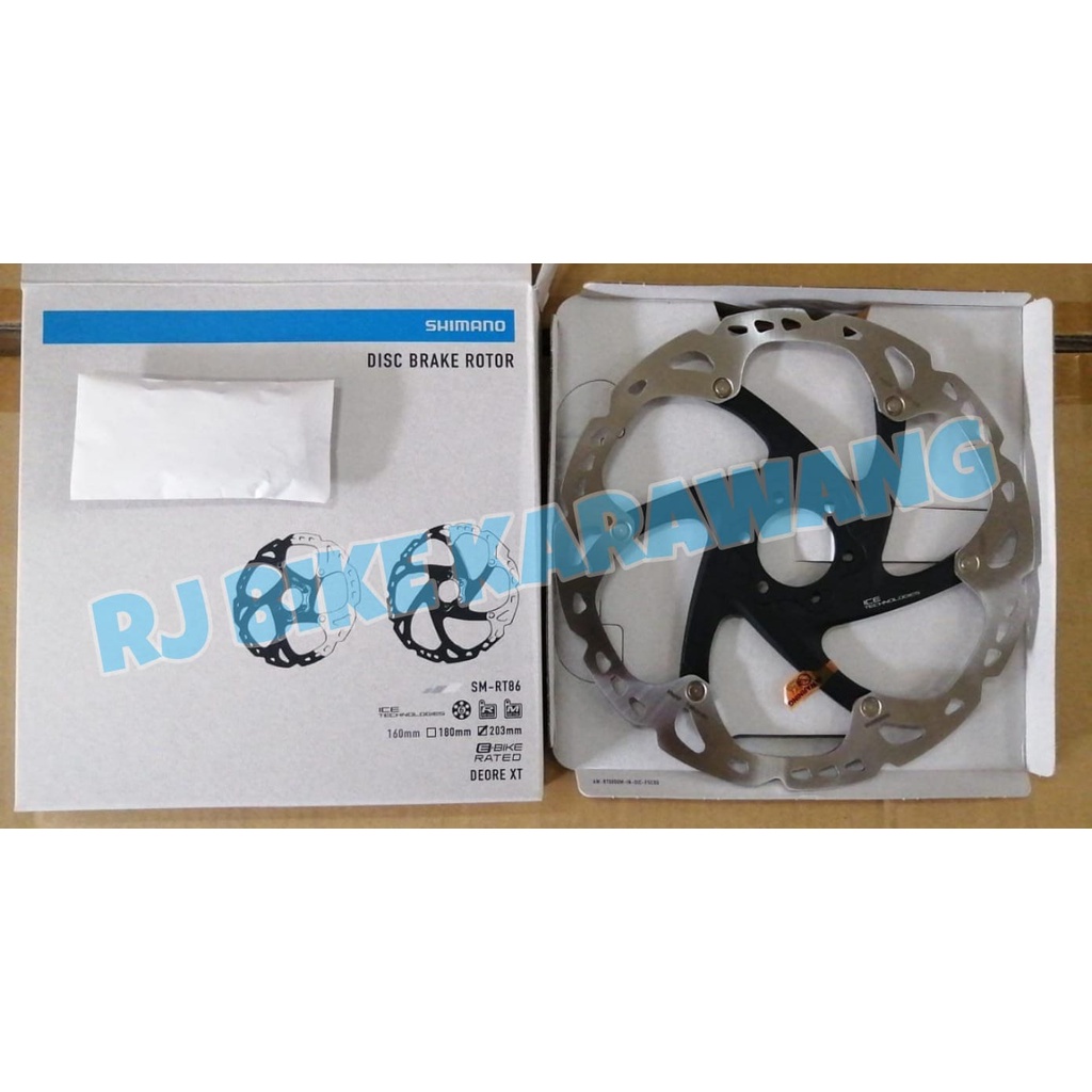 Rotor Shimano XT RT86 Ice Tech SM RT 86 8 inch 203 mm