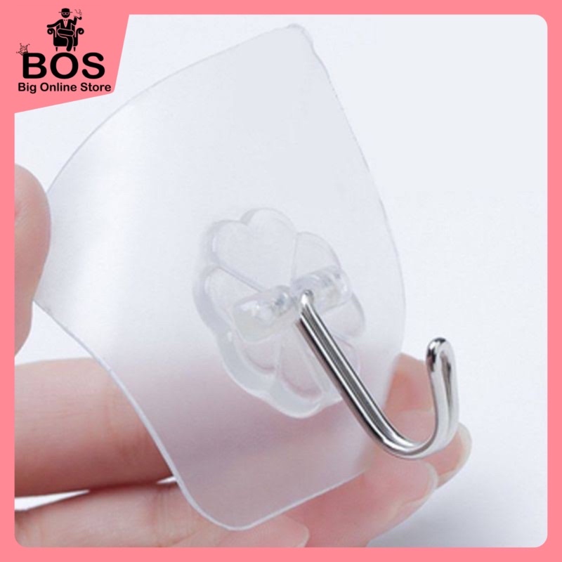 BOS - TEMPELAN DINDING GANTUNGAN | STICKY WALL HOOK KAIN LAP SERBAGUNA