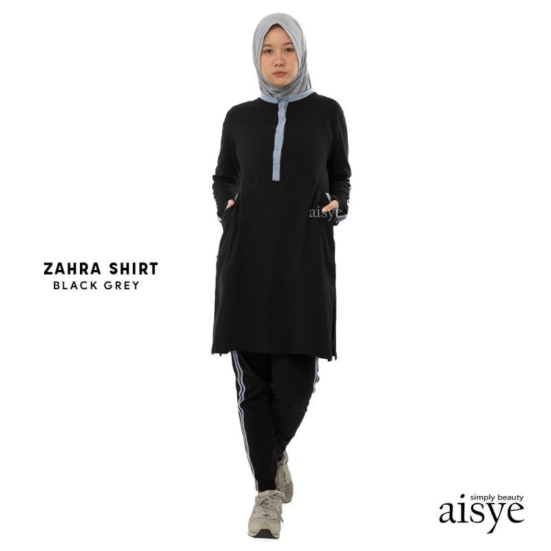 Baju Atasan Shirt Olahraga ZAHRA SHIRT AISYE