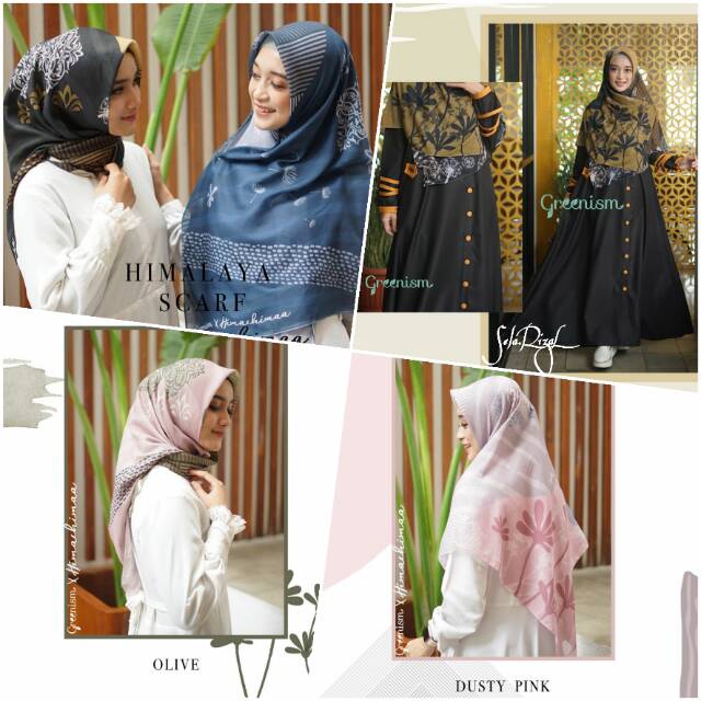 Himalaya Scarft by Greenism / hijab segi empat