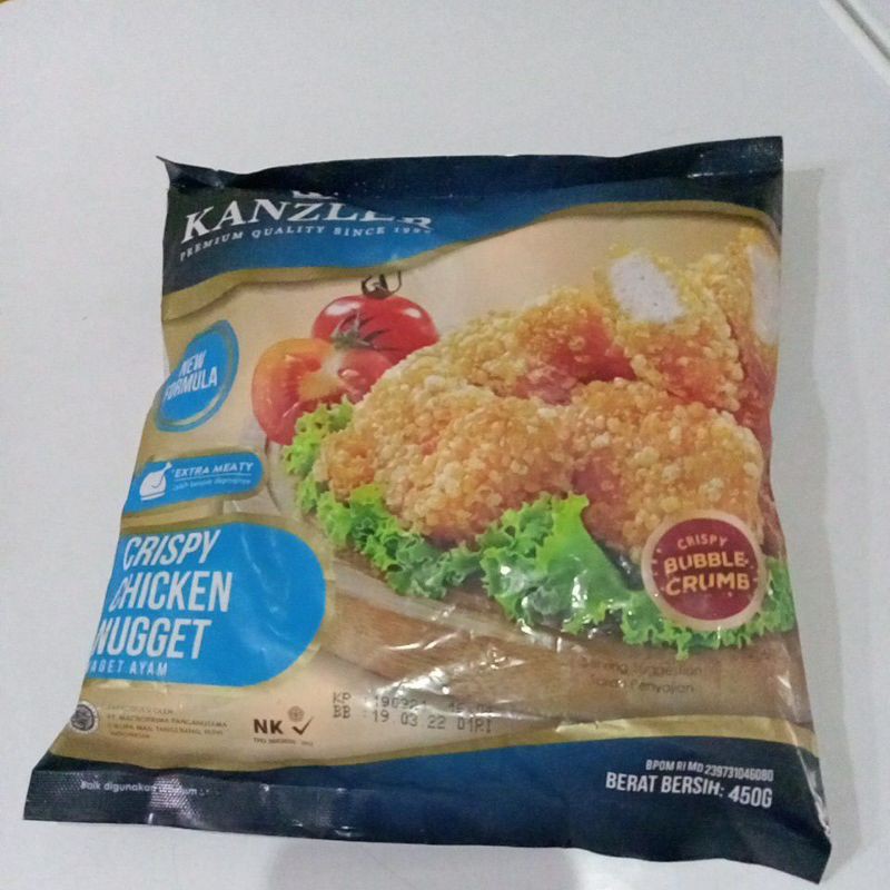 

KANZLER CRISPY CHIKEN NUGGET 450 GRAM-TASYA KITCHEN