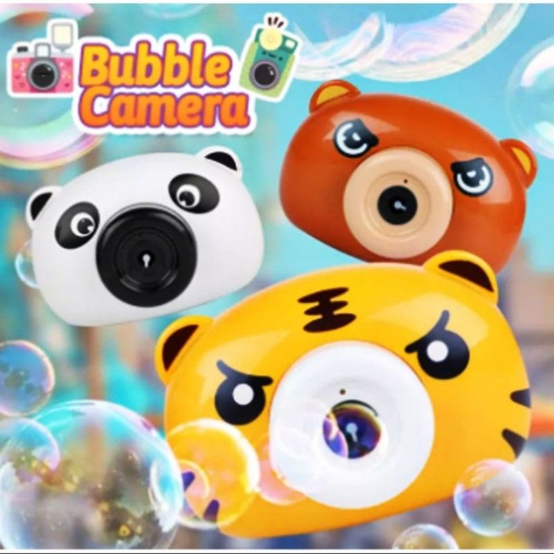 Mainan Anak Bubble Camera Electric Big + Cairan Bubble/Balon gelembung Sabun