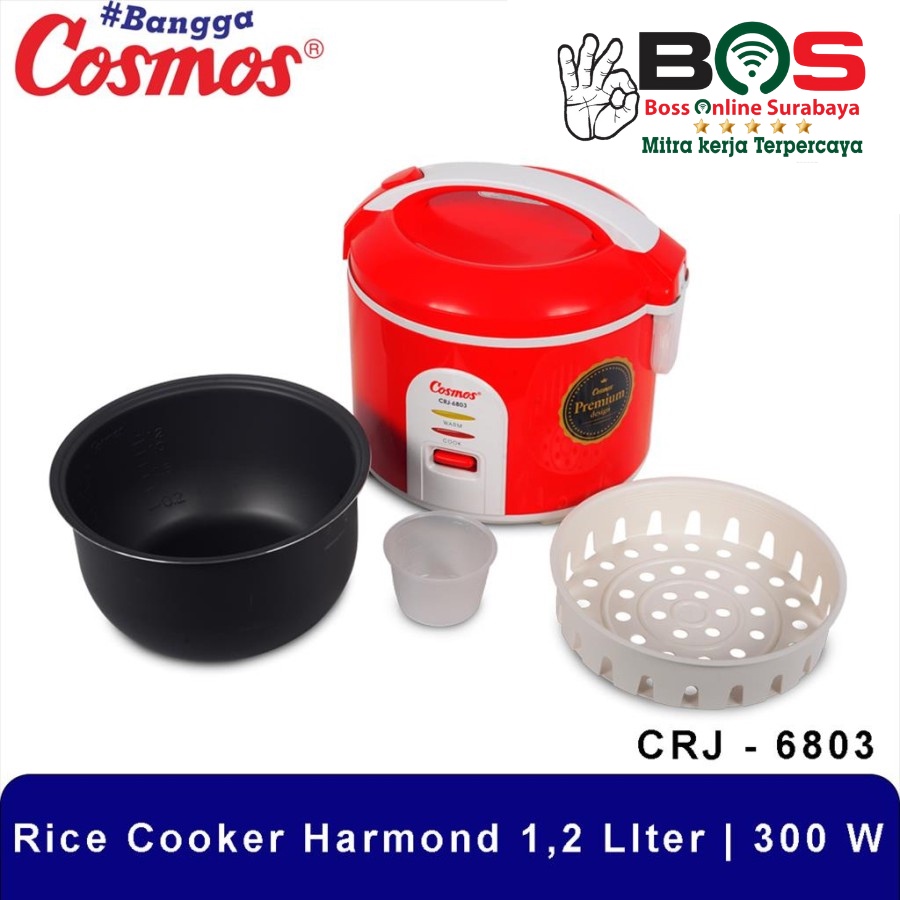 Rice Cooker Cosmos 1,2 L Magic Jar Cosmos Magic Com Harmond CRJ 6803 CRJ-6803