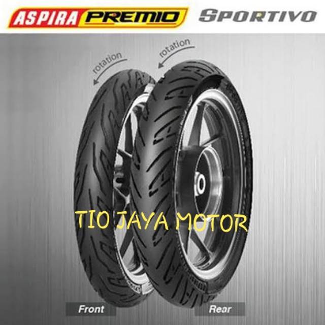 PAKETAN BAN  80/90-14 & 90/90-14 ASPIRA PREMIO SPORTIVO TUBELESS