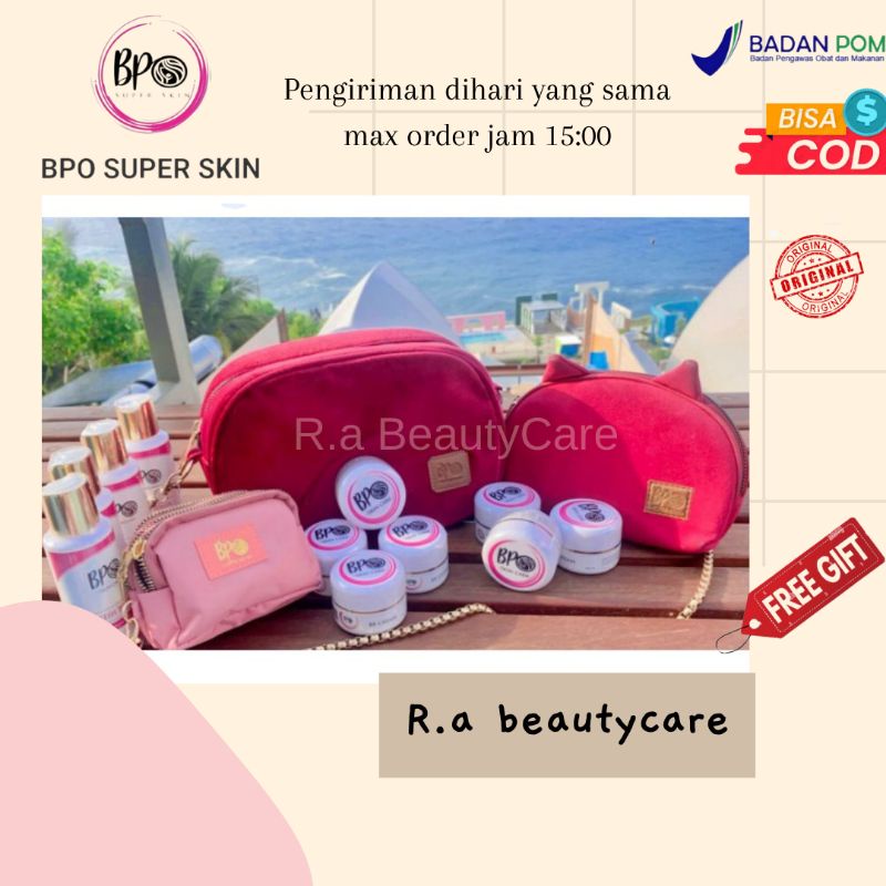 (COD FREE GIFT) PAKET BPO SUPERSKIN WHITENING PAKET HEMAT LIPOSOM SUPER WHITENING ACNE GLOWING PEMUL