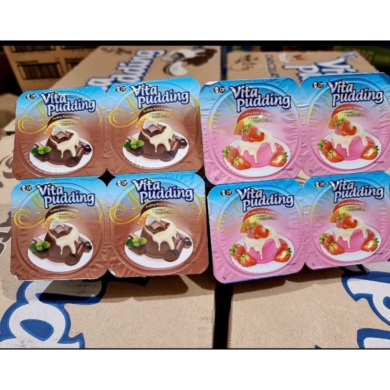 

vita puding cokelat & strawberry 4pcs 14.000 1dus 130.000