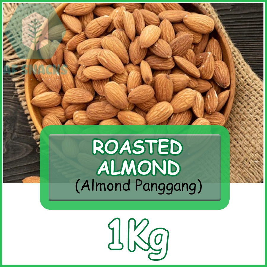 

Kacang Almond 1Kg Panggang Premium Kupas Utuh