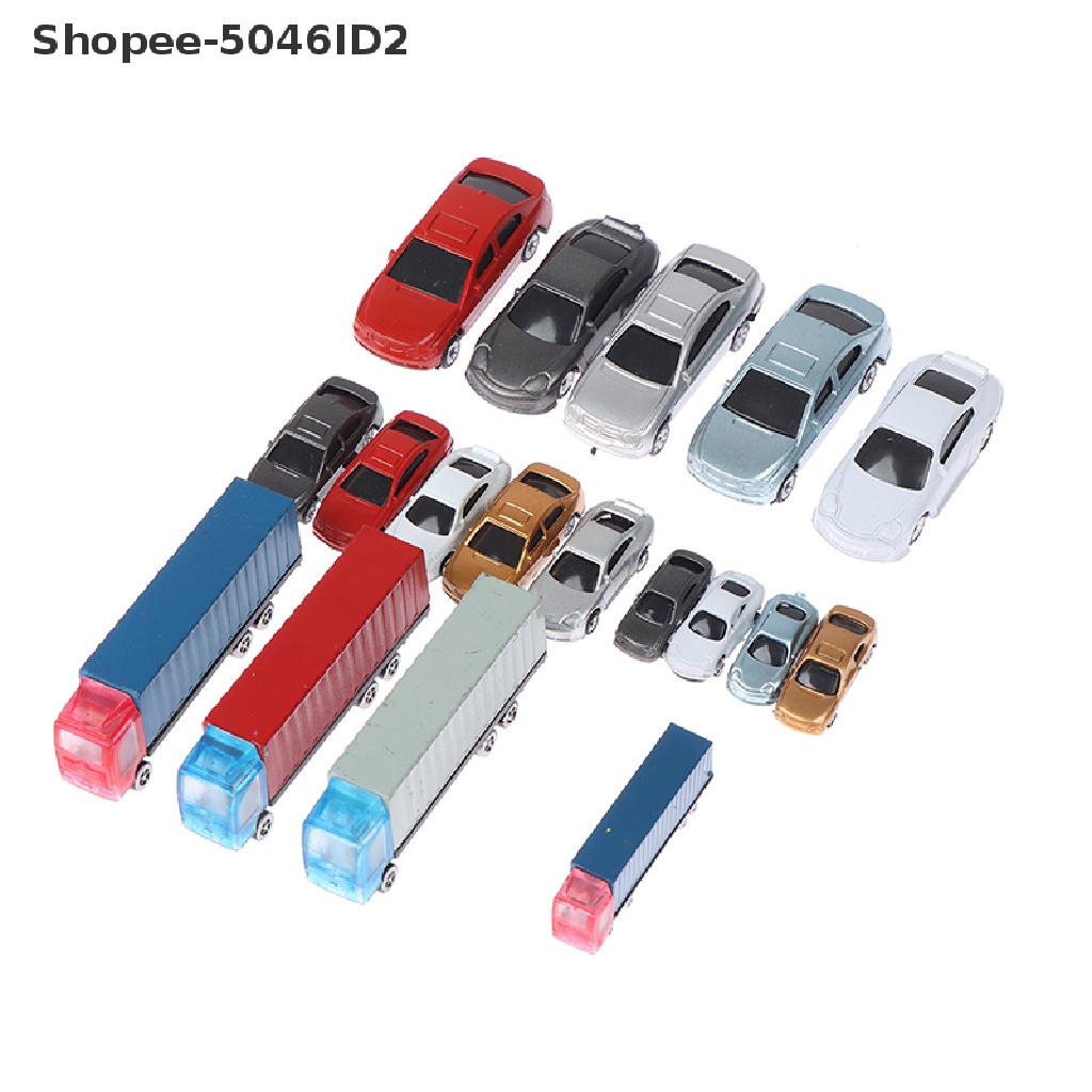 Shopee-5046id2 Mainan Miniatur Truk Kontainer Skala 1: 100-200 Untuk Dekorasi Rumah Boneka