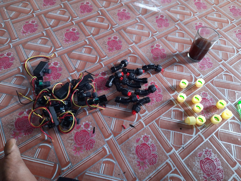 Kepala Nozzle Elektrik 1 Lubang Pipih