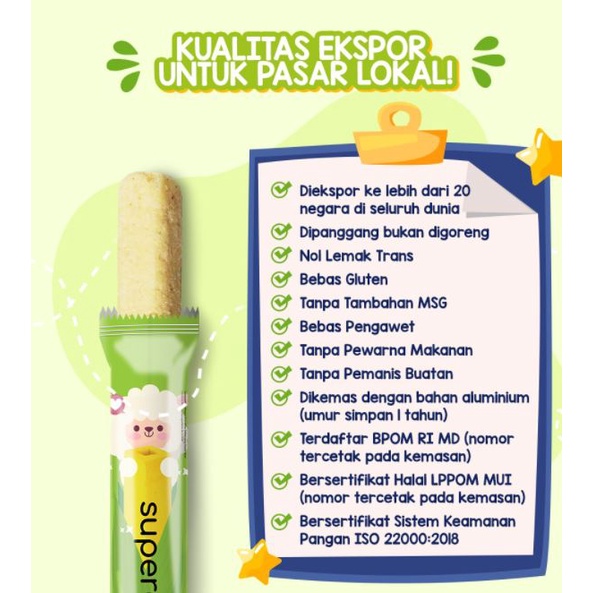 Supercorn Stik Jagung (Super Corn) Per 1 pcs