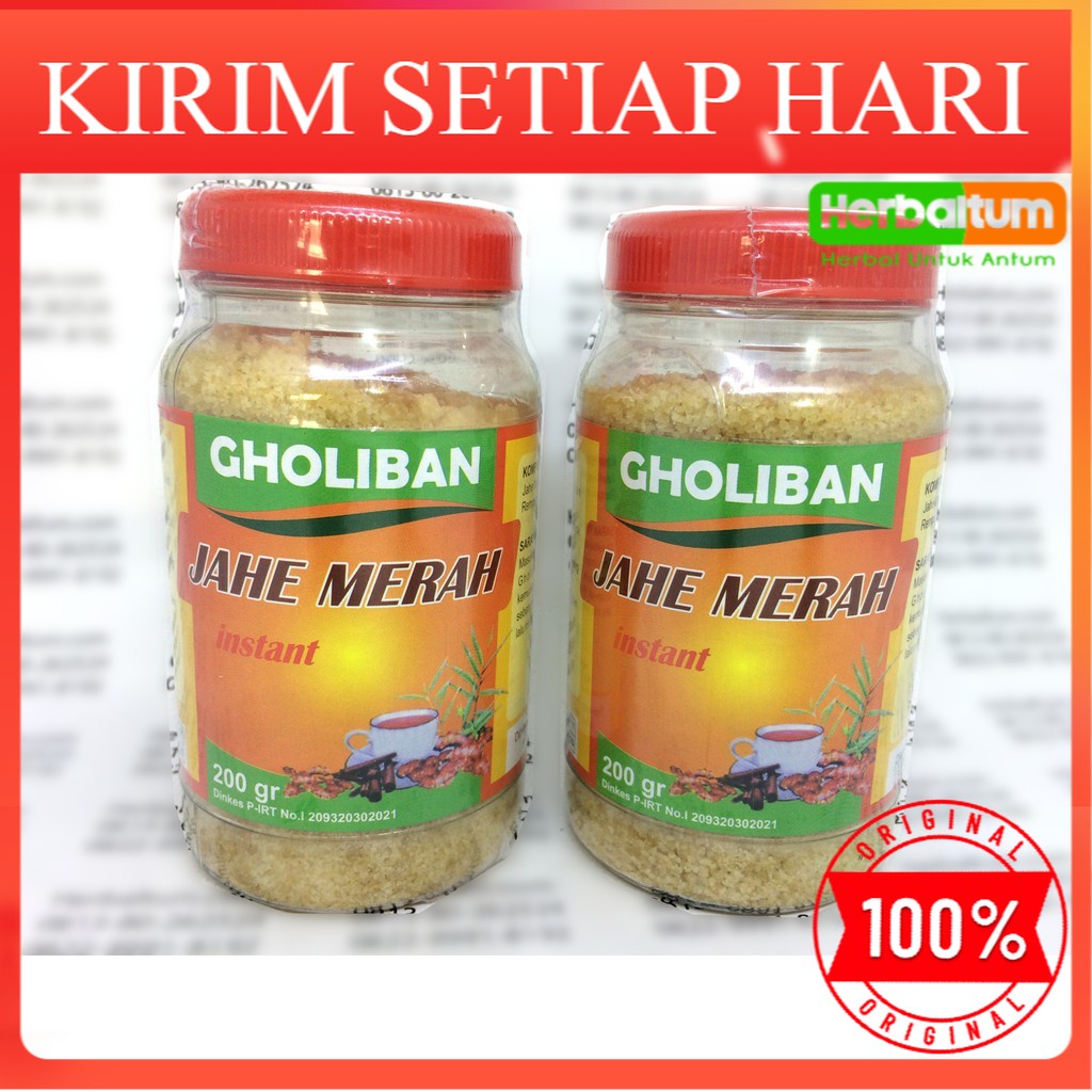 

Jahe Merah Bubuk - Minuman Penghangat Gholiban 200gr - Halal MUI