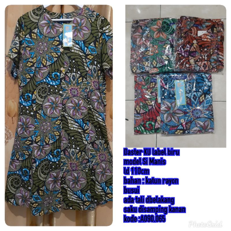 DASTER KENCANA UNGU LABEL BIRU ASLI