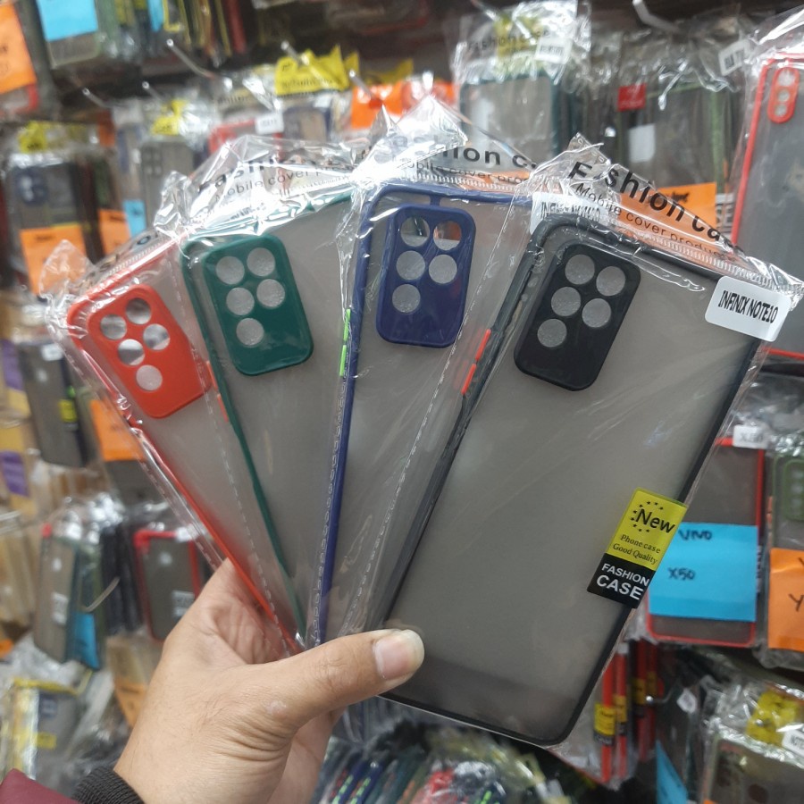 CASE MATTE INFINIX NOTE 10 TRANSPARAN FUZE MACARON MY CHOICE - FA