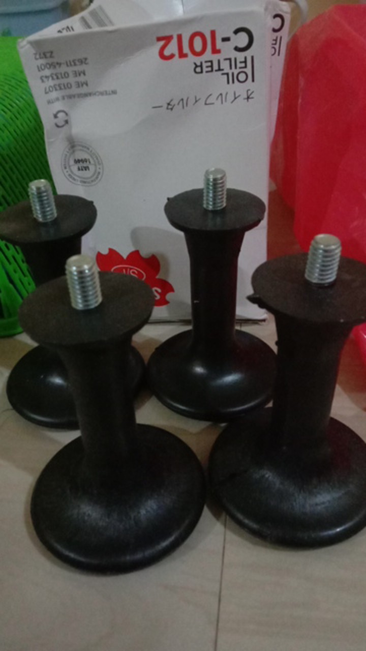 Kaki Springbed Hitam 10cm / Stabil Springbed Hitam