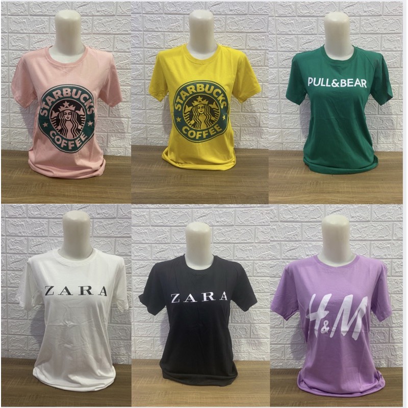 Kaos Tumblr Tee Branded Wanita T Shirt O neck Kaos Katun Wanita