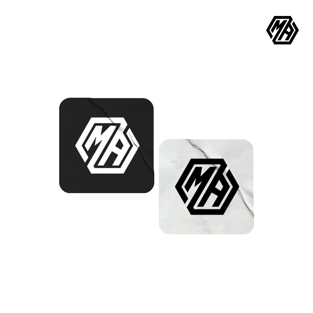 

STICKER MILLIART | Stiker LOGO Hitam Putih