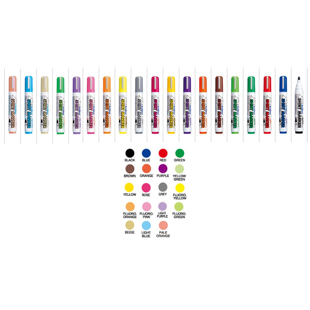 

mdn Artline Shirt Marker Spidol Kain Kaos 2.0 / Fabric Marker