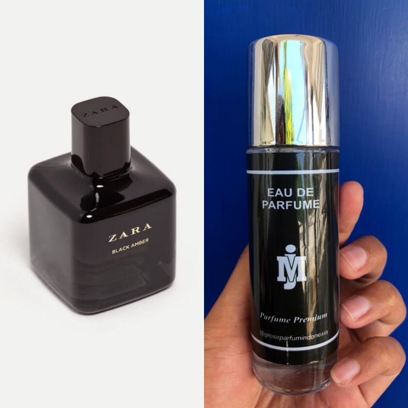 bos parfum Zara black amber - platinum best seller - parfum wanita no. 47