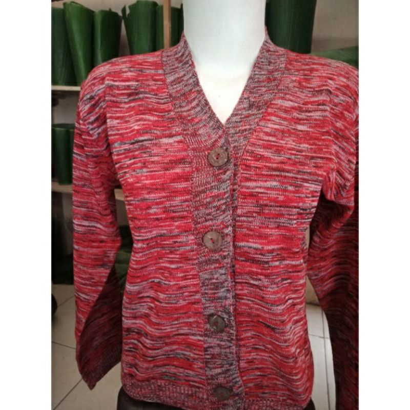 SWEATER CARDIGAN KANCING BATOK